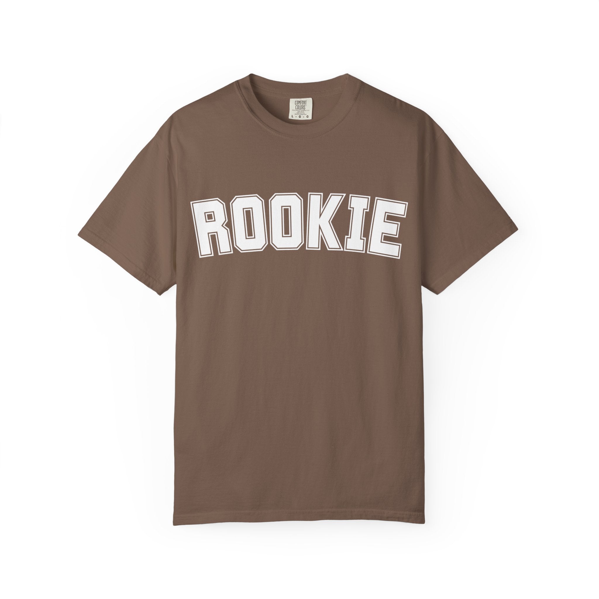 Rookie 01 Tshirt — Athletic Letterman Graphic T-Shirt