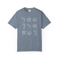 Seaside Sea Shells T-Shirt — Nautical Womens Graphic T Shirt
