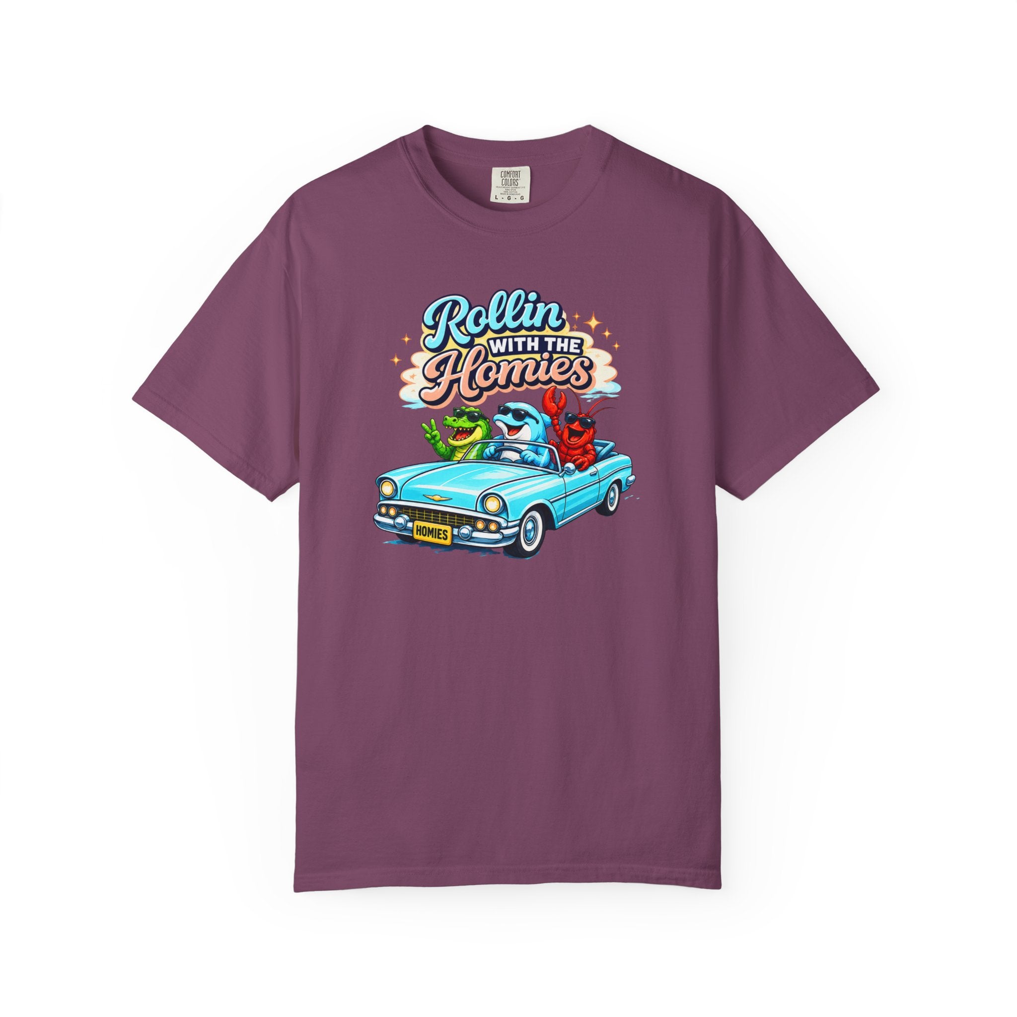 Rollin' With the Homies Retro Cute Graphic Tee