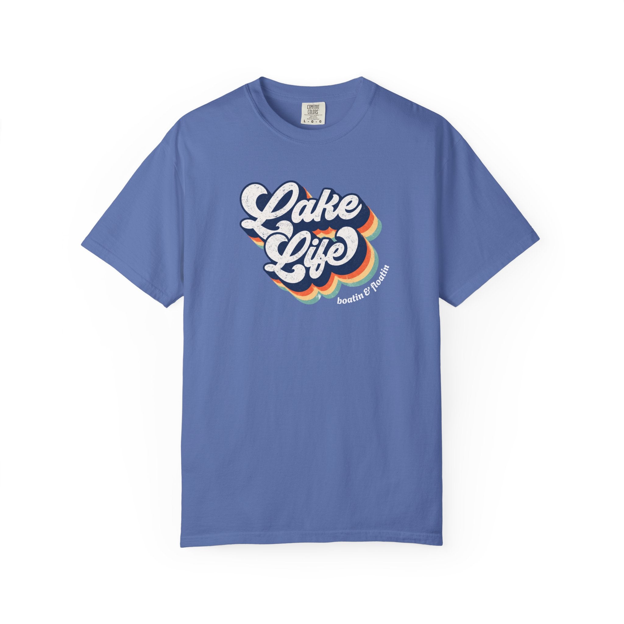 Lake Life T-Shirt — Retro Script Summer Lake Tee