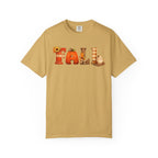 Fall T-Shirt — 'FALL' Pumpkin & Sunflower Graphic
