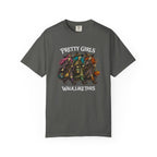 Pretty Girls Walk Like This T-Shirt — Halloween Witchy Graphic Tee