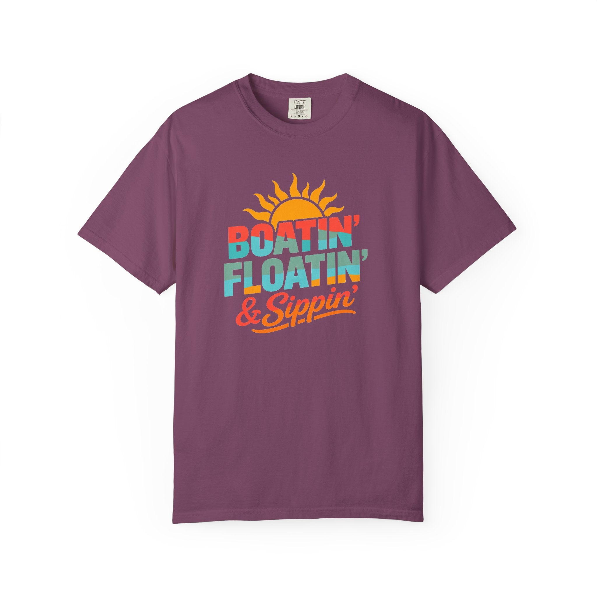 Boatin' Floatin' & Sippin' T-shirt |  Sun Summer Vibes