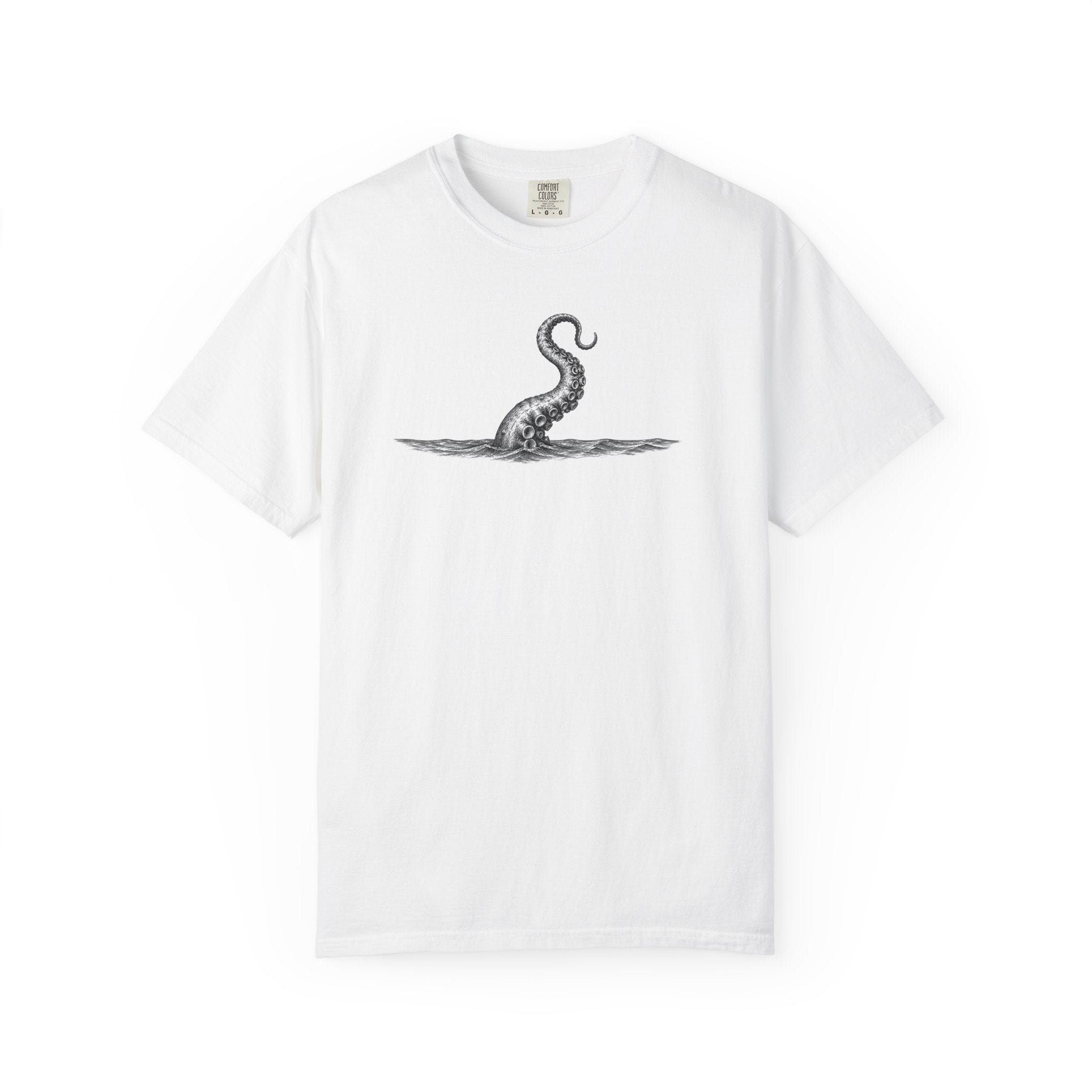 Octopus Tentacle Graphic T-Shirt- Ocean Life Tshirts