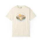 Sunrise Mountain Lake T-Shirt — Scenic Nature Graphic Tee