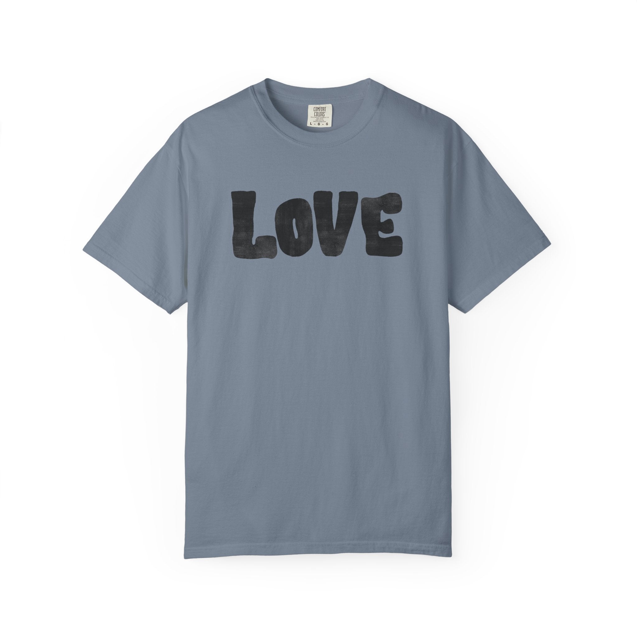 LOVE Graphic T-Shirt — Vintage Block Letter Tee