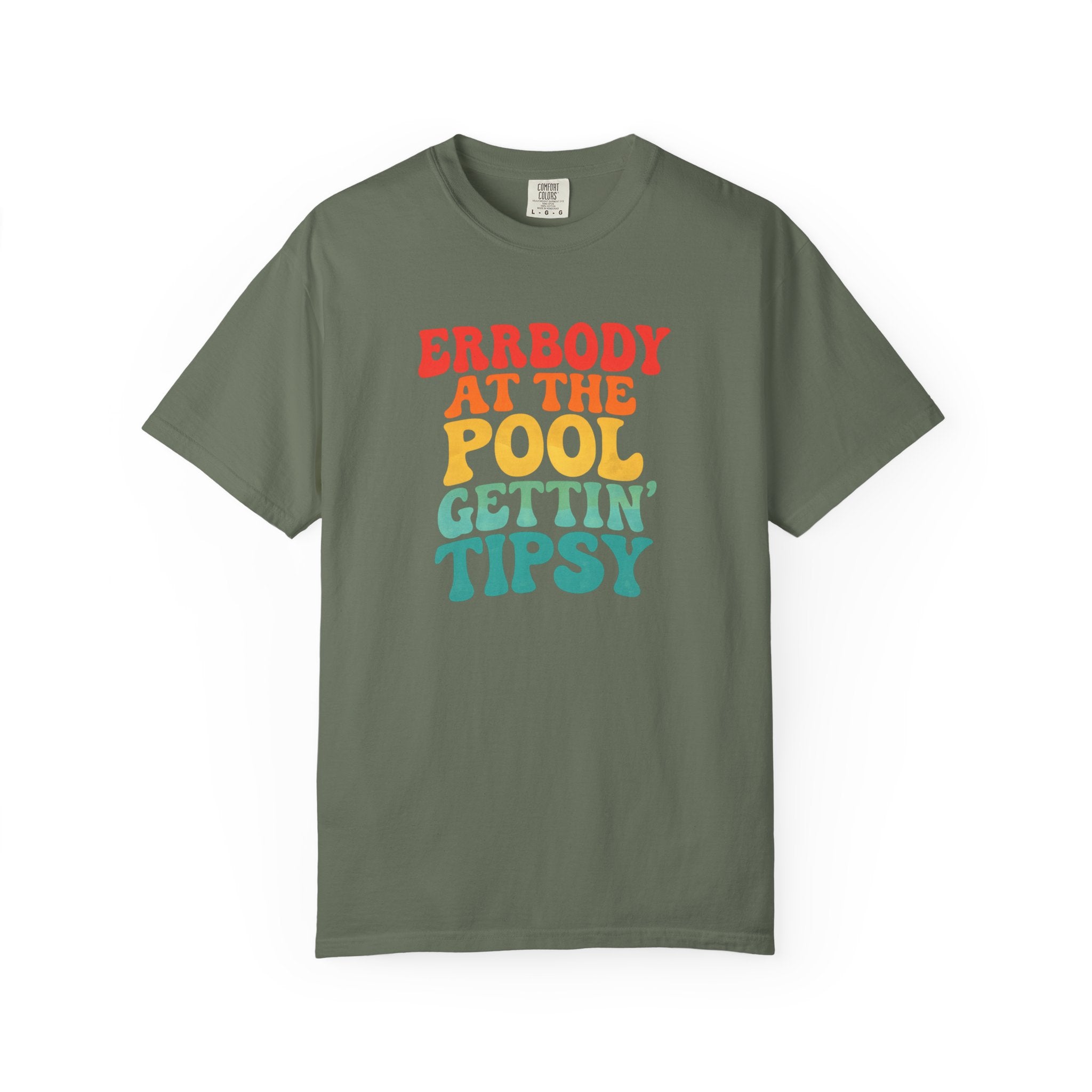 Errbody at the Pool Gettin' Tipsy T-shirt | Summer Pool Party Tee