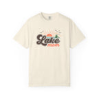 Lake Mom T-Shirt — Retro Lakeside Sunset Graphic Tee