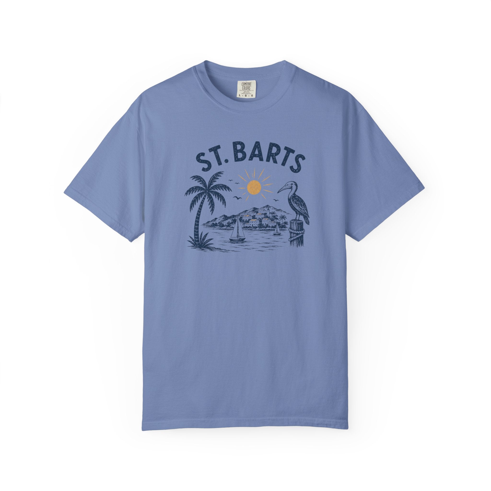 St. Barts Vintage Island T-Shirt — Tropical Beach Graphic Tee