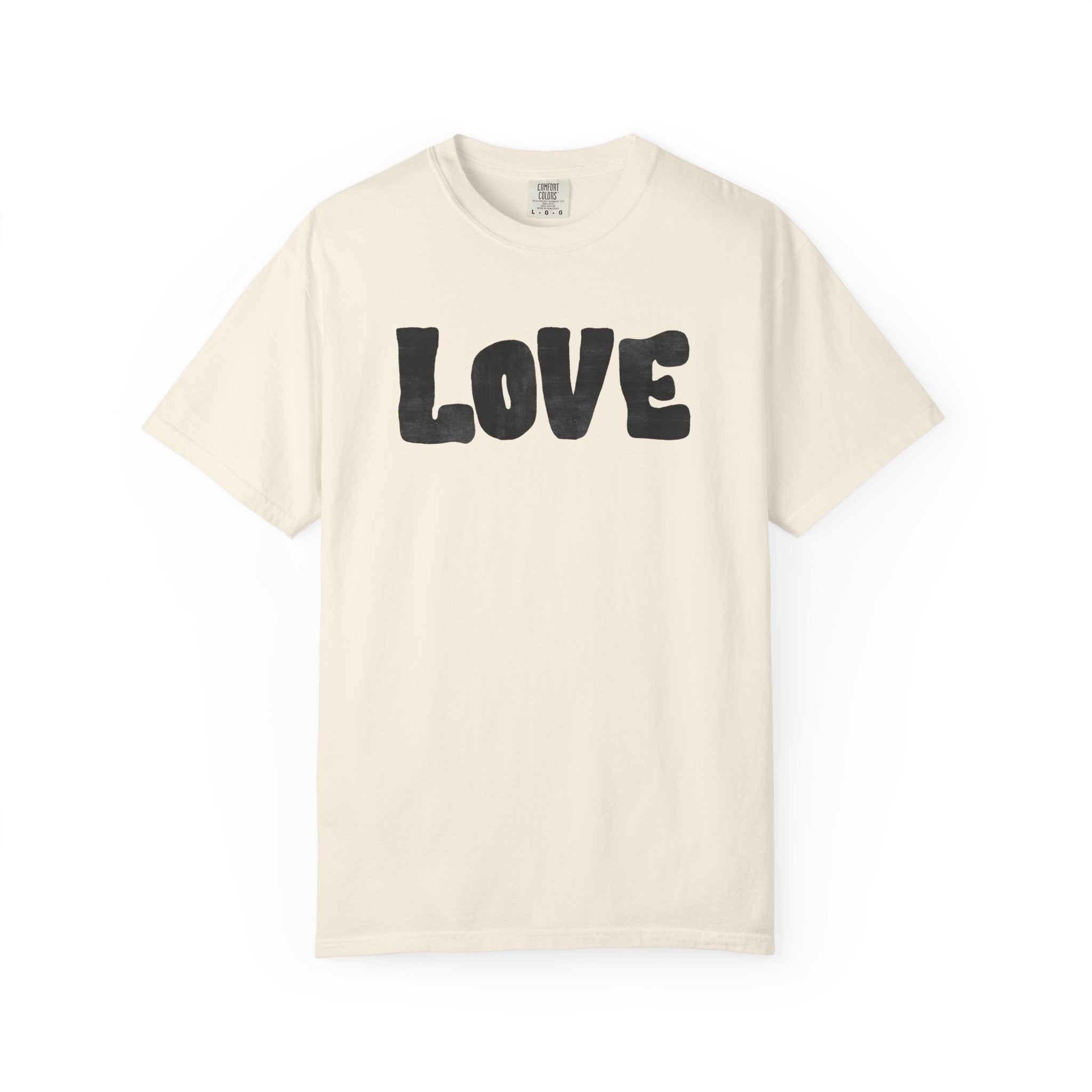 LOVE Graphic T-Shirt — Vintage Block Letter Tee