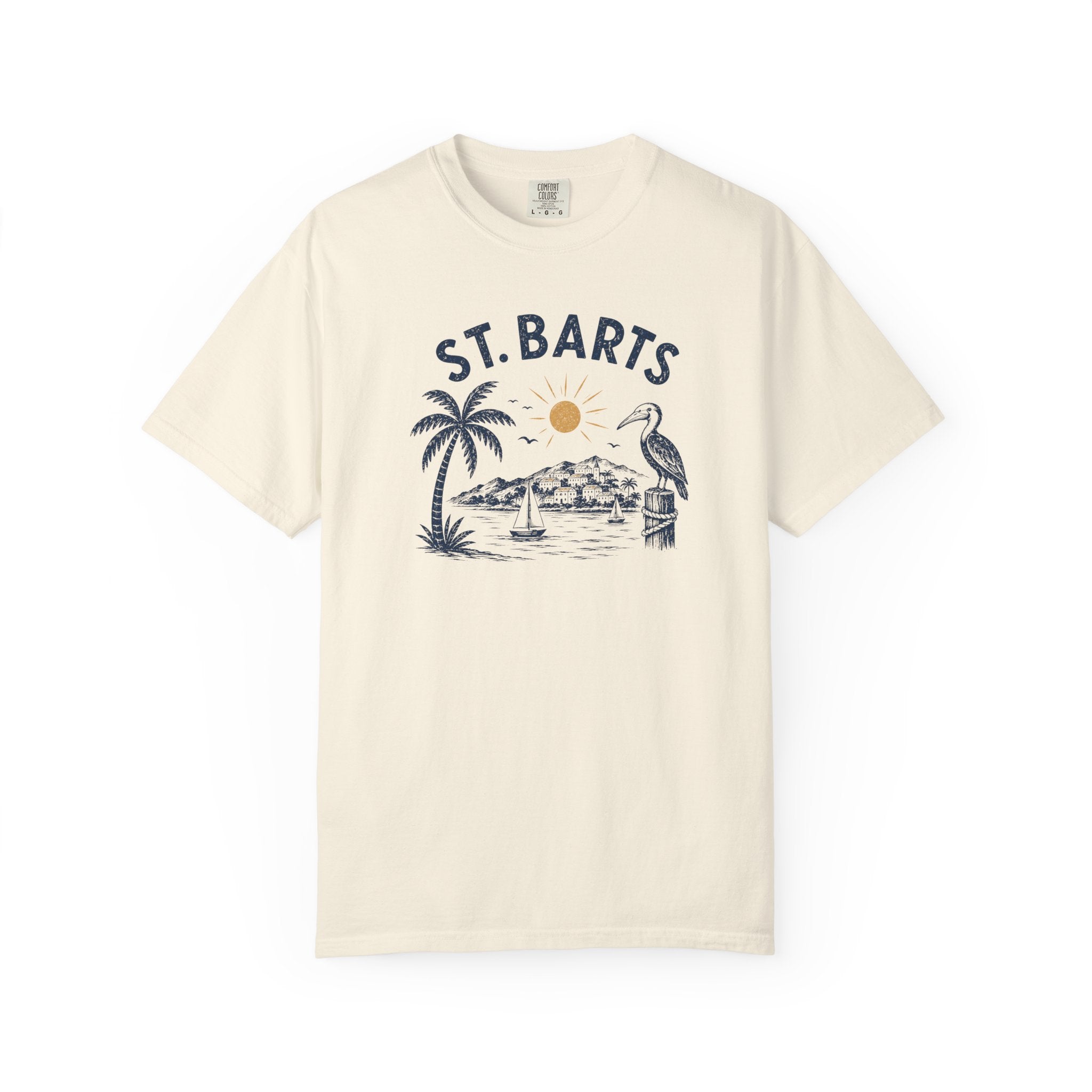 St. Barts Vintage Island T-Shirt — Tropical Beach Graphic Tee