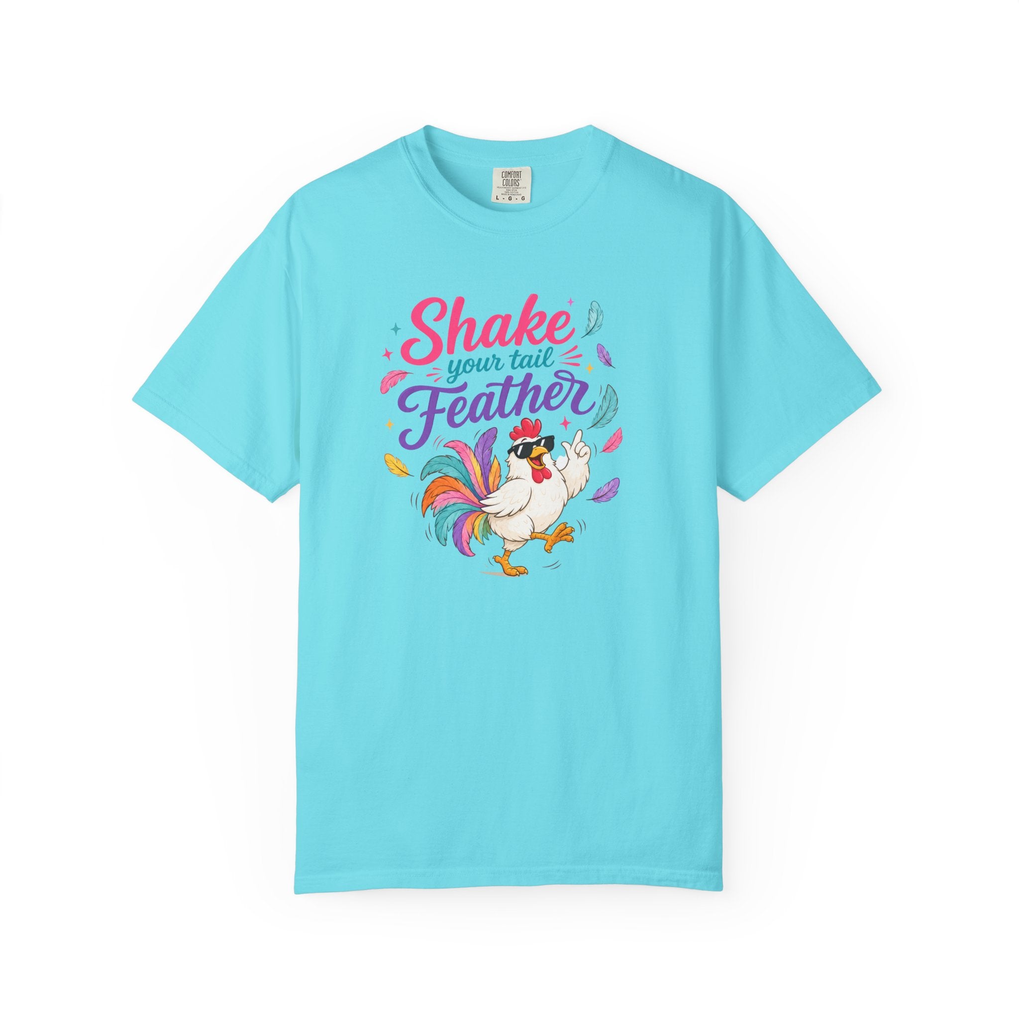 "Shake Your Tail Feather" T-Shirt- Cute Graphic Tee