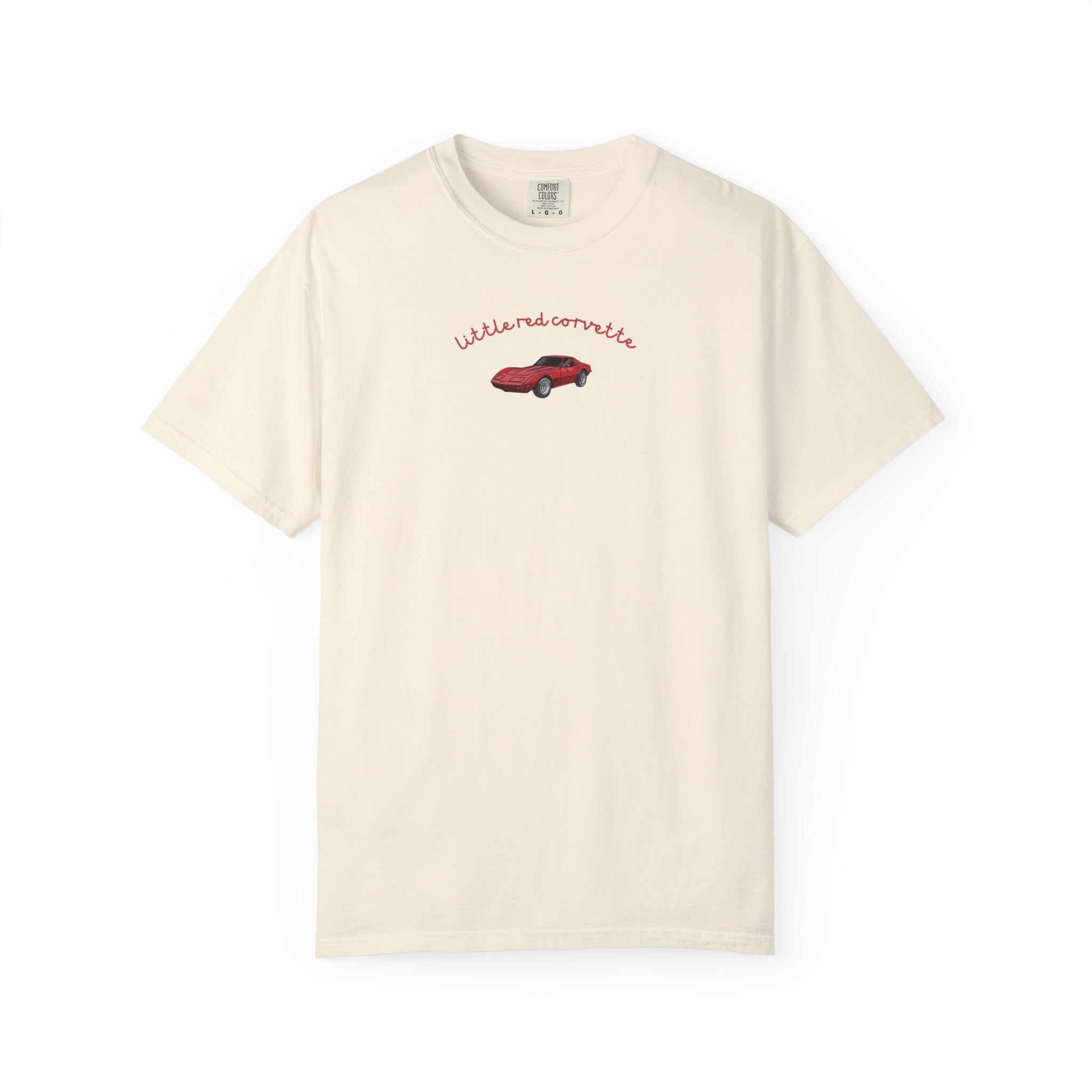 Little Red Corvette T‑Shirt — Retro Corvette Graphic Tee