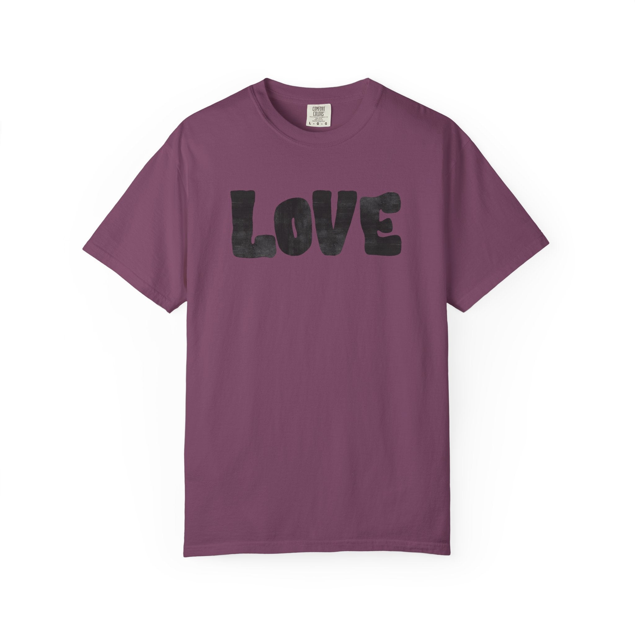 LOVE Graphic T-Shirt — Vintage Block Letter Tee