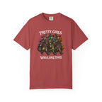 Pretty Girls Walk Like This T-Shirt — Halloween Witchy Graphic Tee