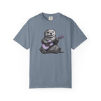 Otter Playing Purple Guitar Tshirt- Ocean life Tshirts
