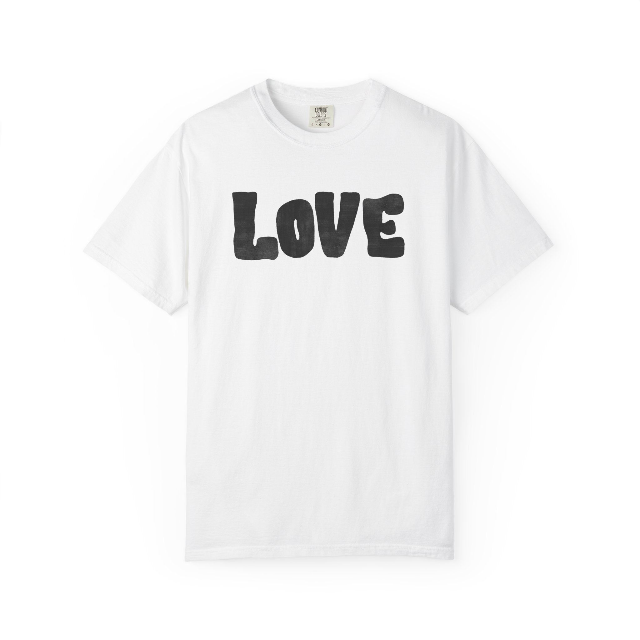 LOVE Graphic T-Shirt — Vintage Block Letter Tee