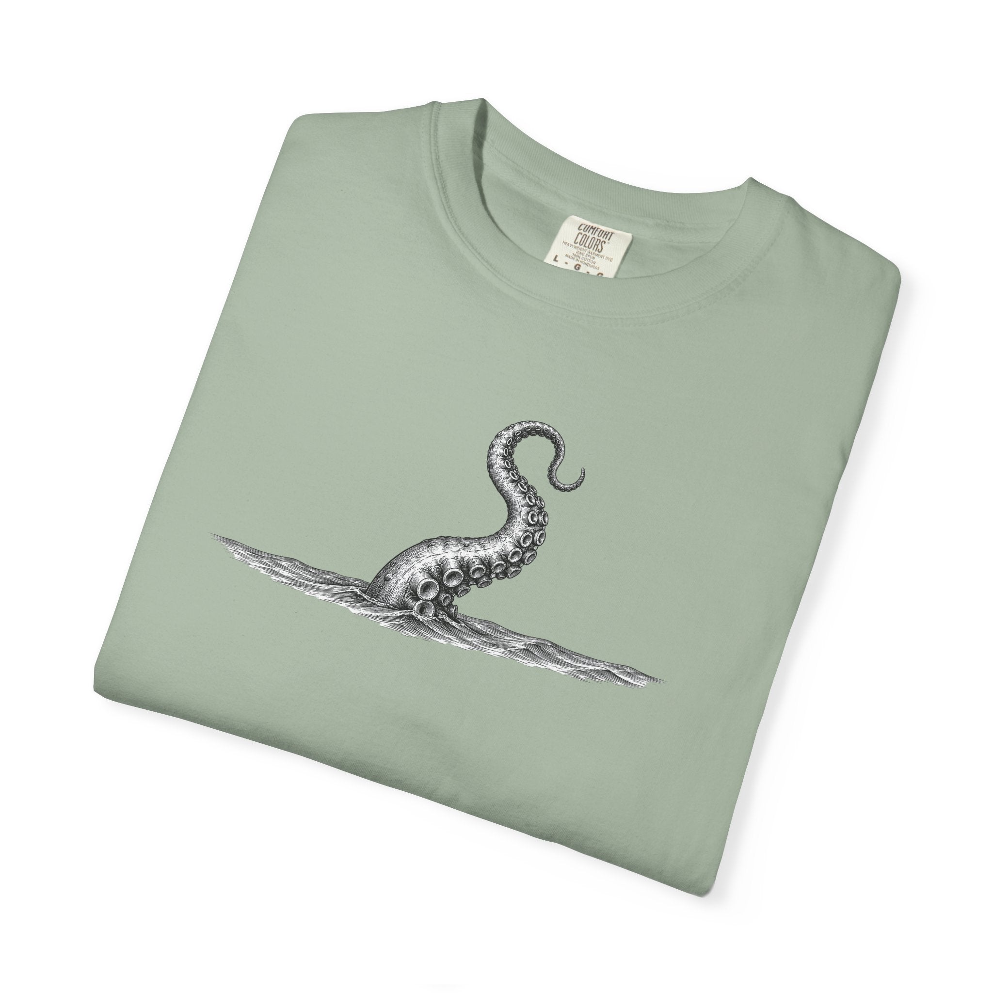 Octopus Tentacle Graphic T-Shirt- Ocean Life Tshirts