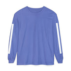 Striped Sleeve T-Shirt — Minimal Stripe Long Sleeve Graphic Tshirt