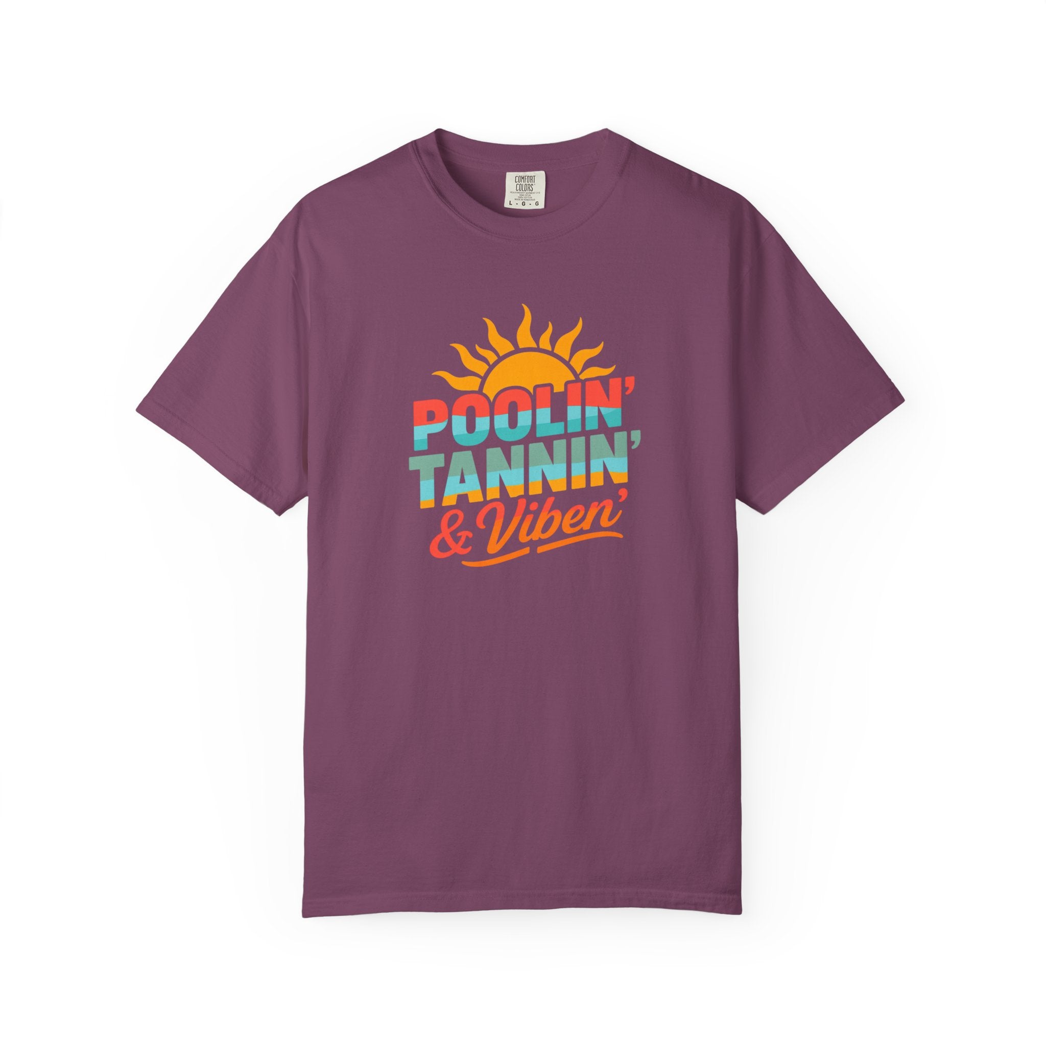 Poolin', Tannin' & Viben' T-Shirt | Summer T-shirt