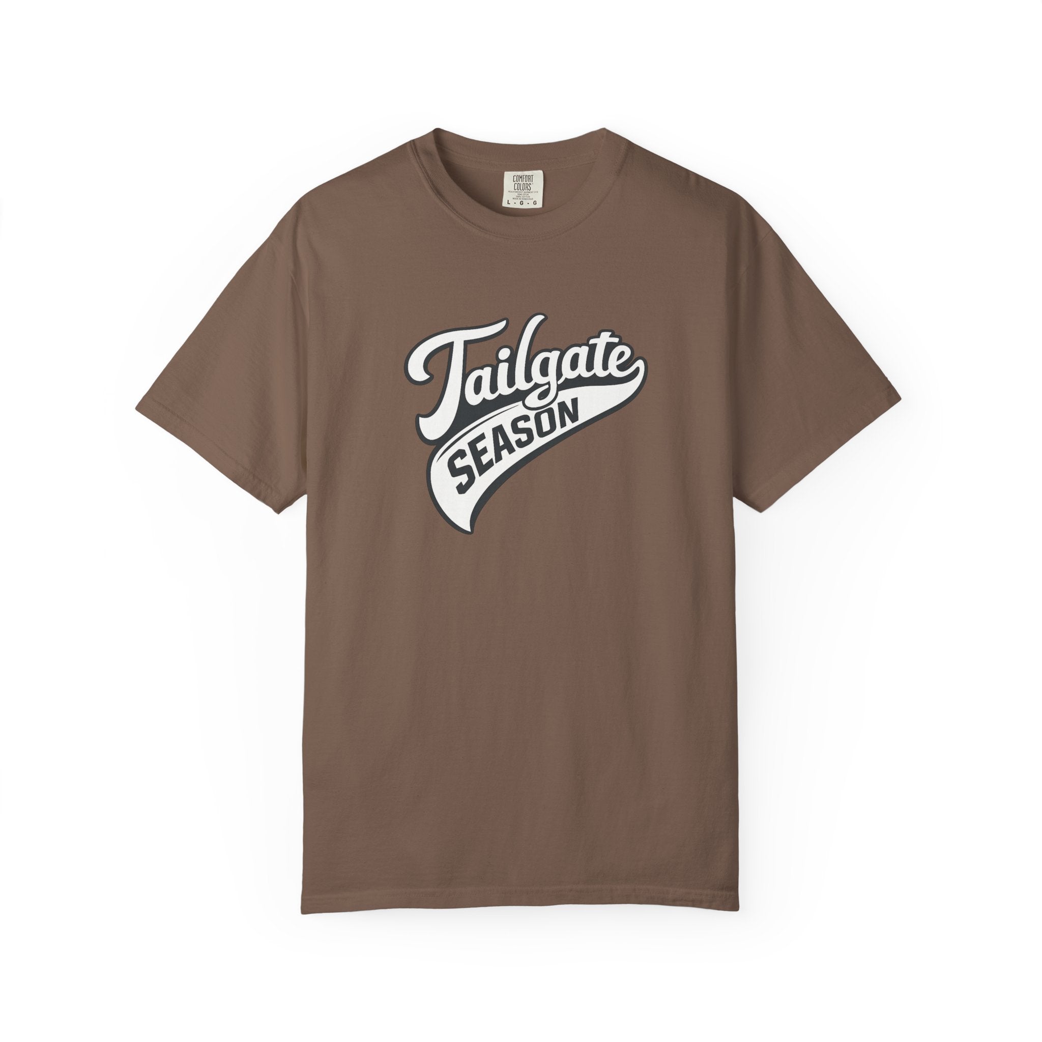 Tailgate Season T-Shirt — Vintage Script Game Day Tee