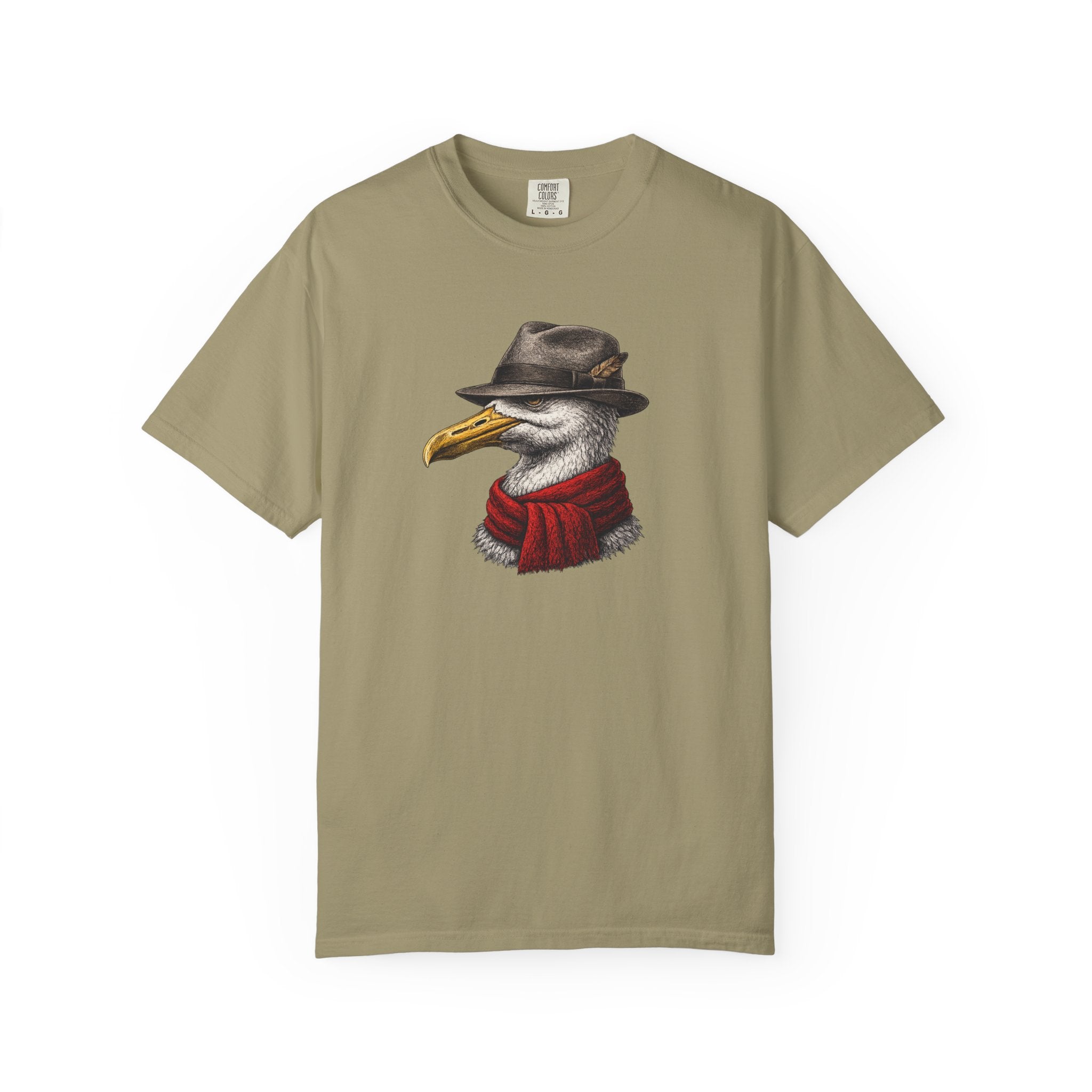 Pelican with Hat T-shirt- Ocean Life Tshirts