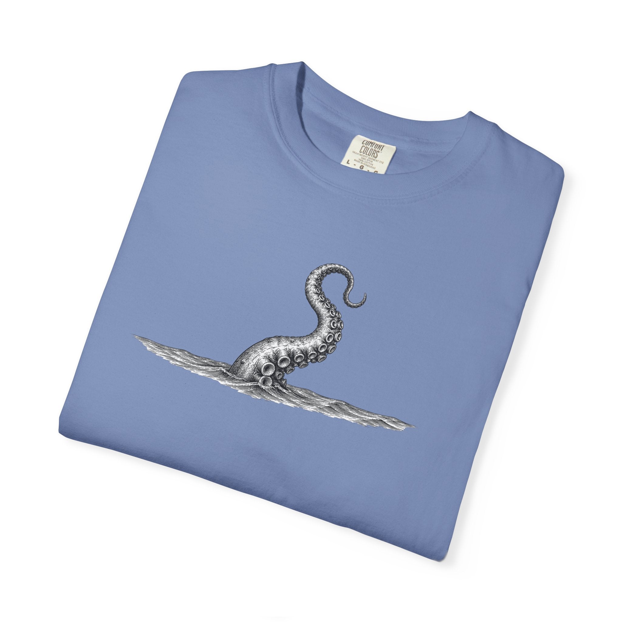 Octopus Tentacle Graphic T-Shirt- Ocean Life Tshirts