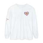 Colorful Heart Long Sleeve T-Shirt - Heart Long Sleeve Tshirt- Loungewear