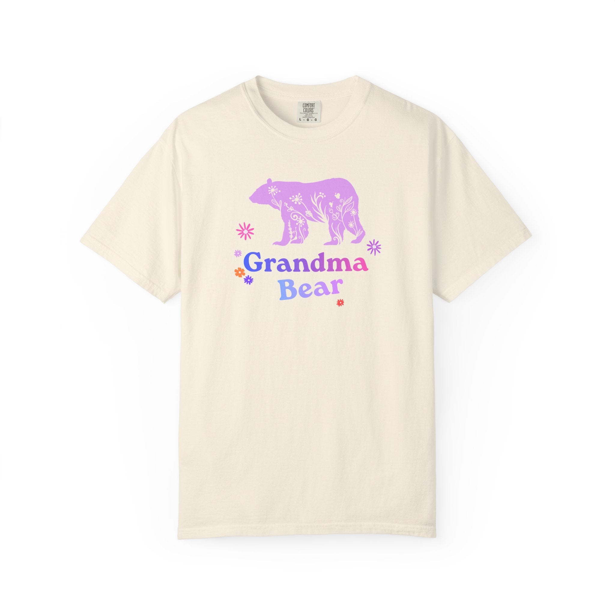 Grandma Bear T-Shirt — Cute Floral Mama Bear Tshirt Gift