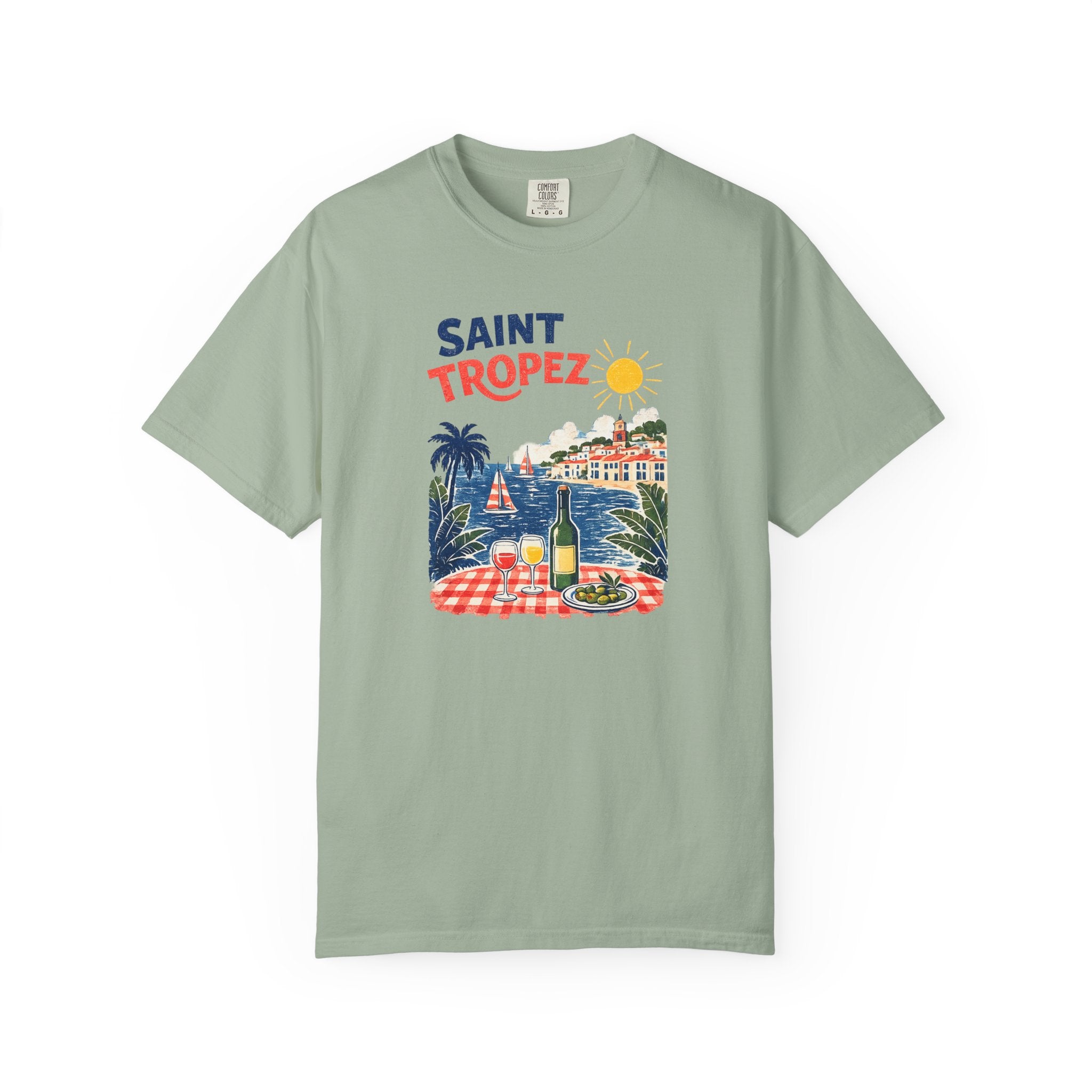 Saint Tropez Vintage T-Shirt- St.Tropez Graphic Tshirt