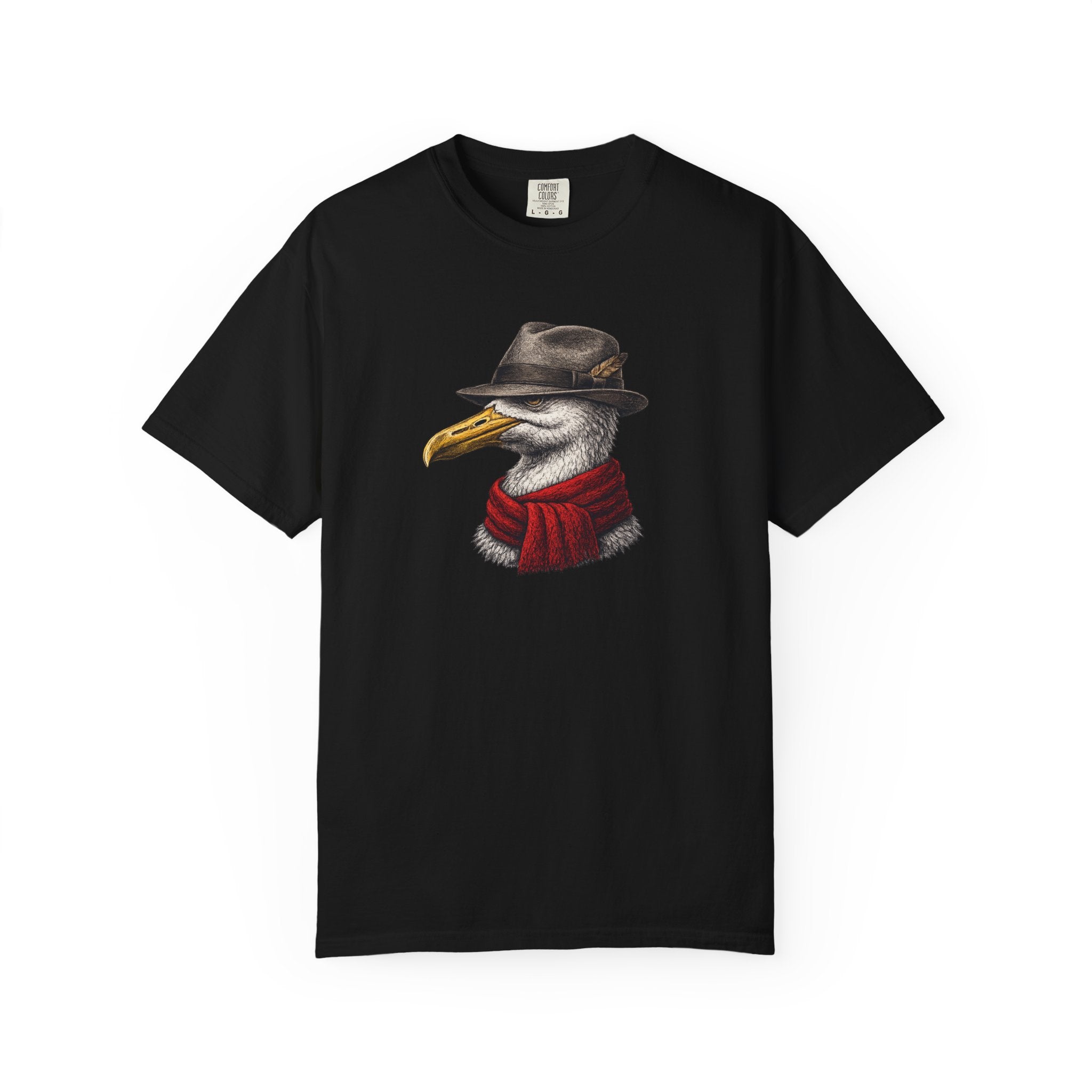 Pelican with Hat T-shirt- Ocean Life Tshirts