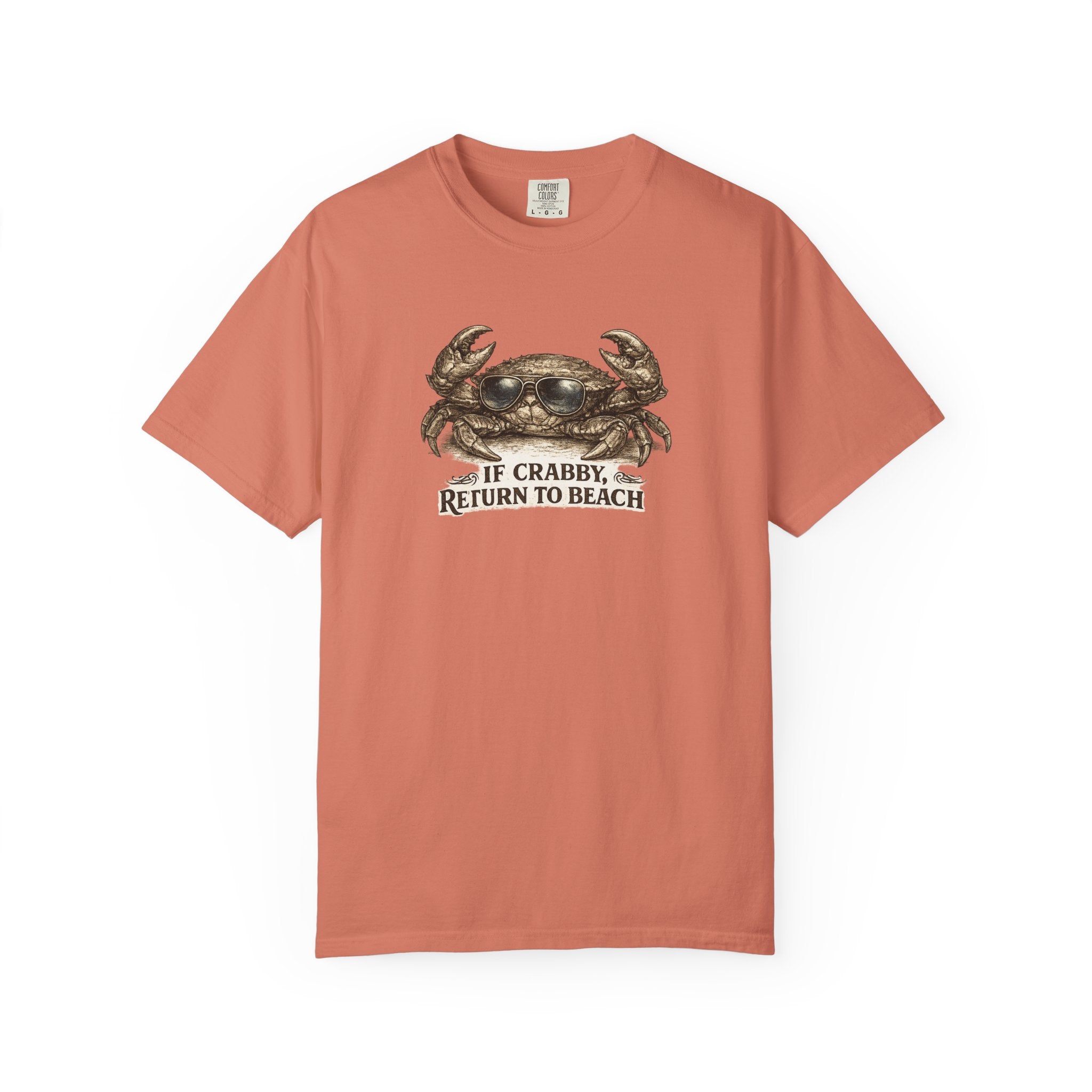 If Crabby Return to Beach T-shirt- Ocean Life tshirt