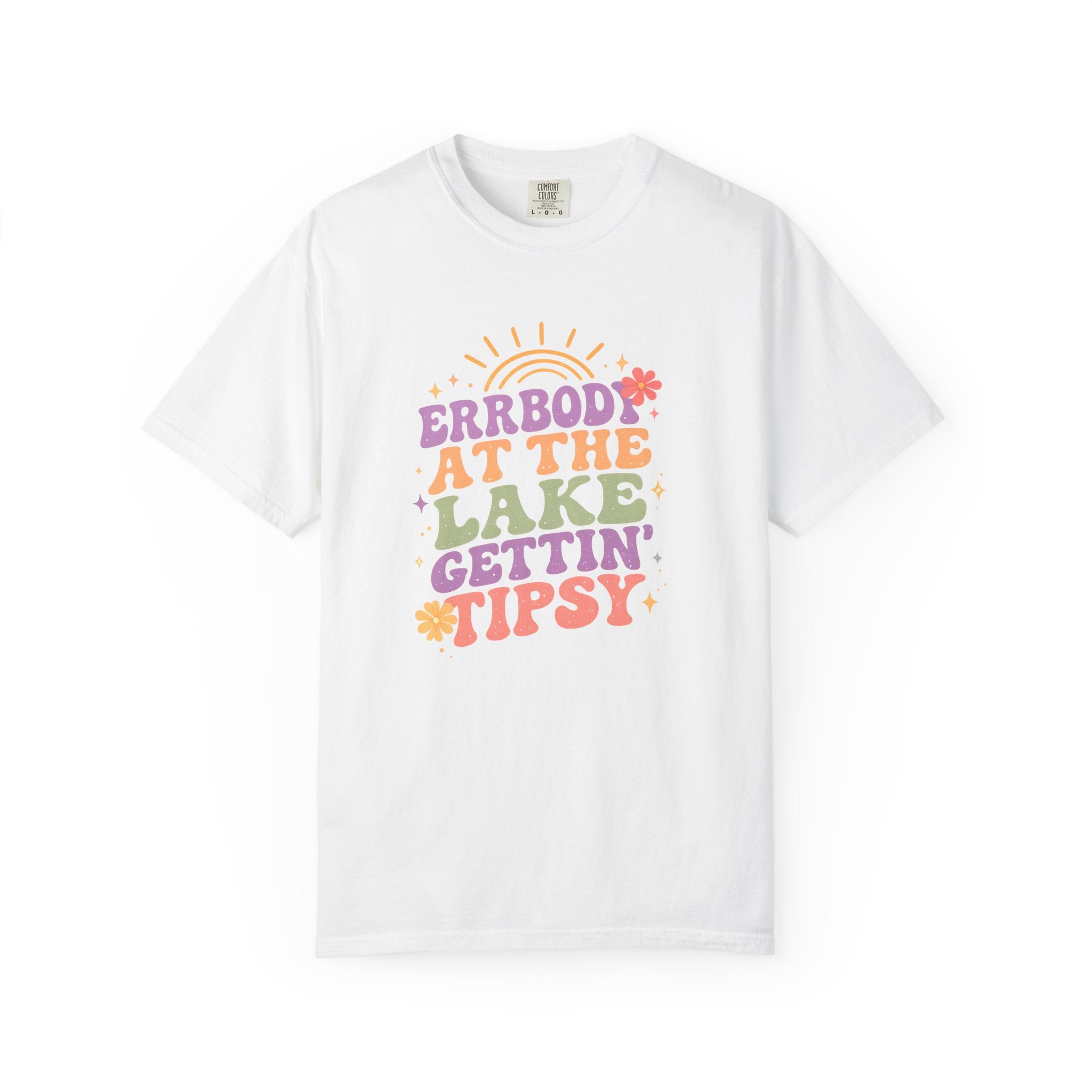 Errbody at the Lake Gettin Tipsy  T-shirt | Cute Lake T-shirts