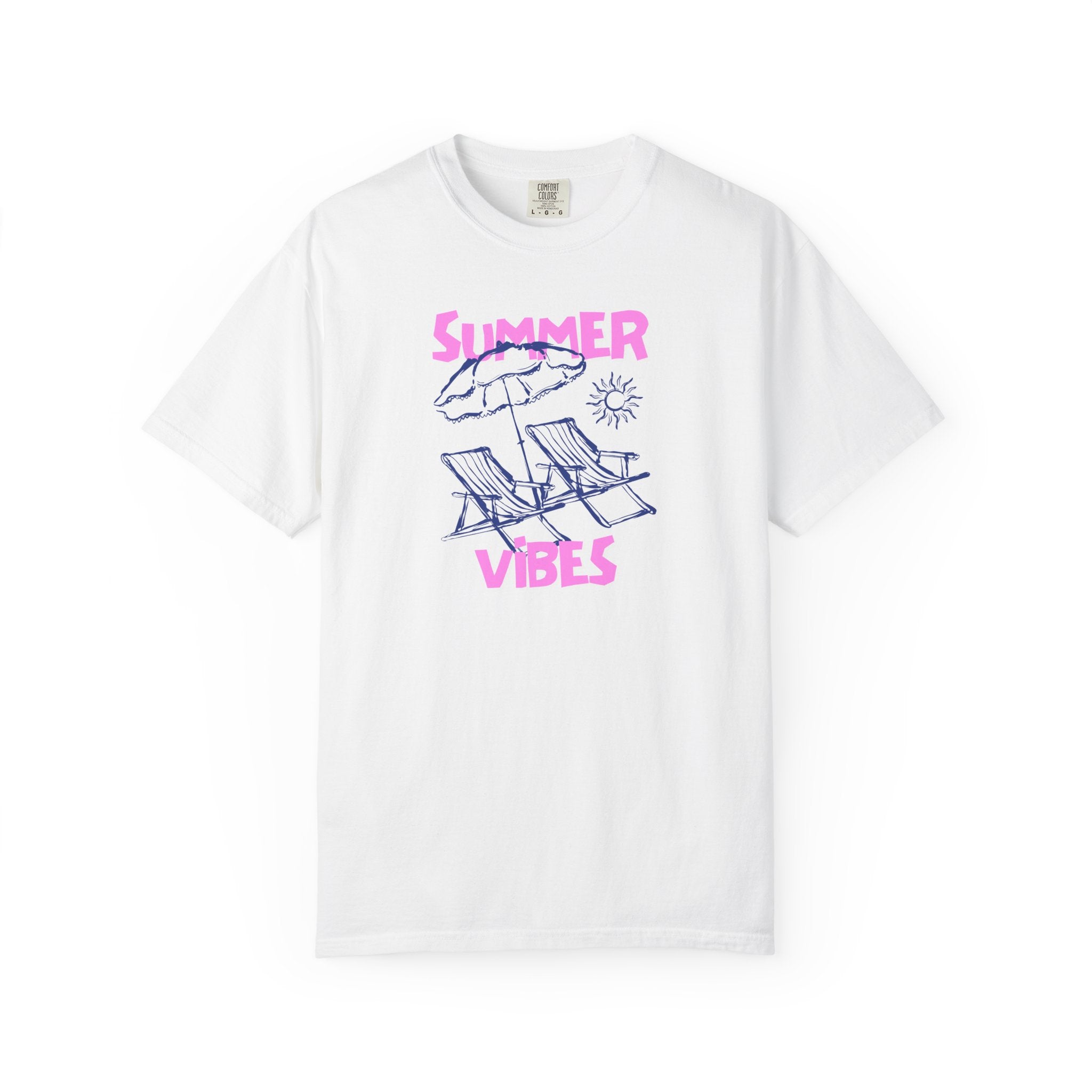 Summer Vibes Beach T-Shirt — Cute Womens Tshirts