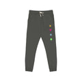 Heart Stars Fleece Sweat Pants- Heart Star Graphic Sweat Pants- Pepper,  Loungewear