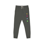 Heart Stars Fleece Sweat Pants- Heart Star Graphic Sweat Pants- Pepper,  Loungewear