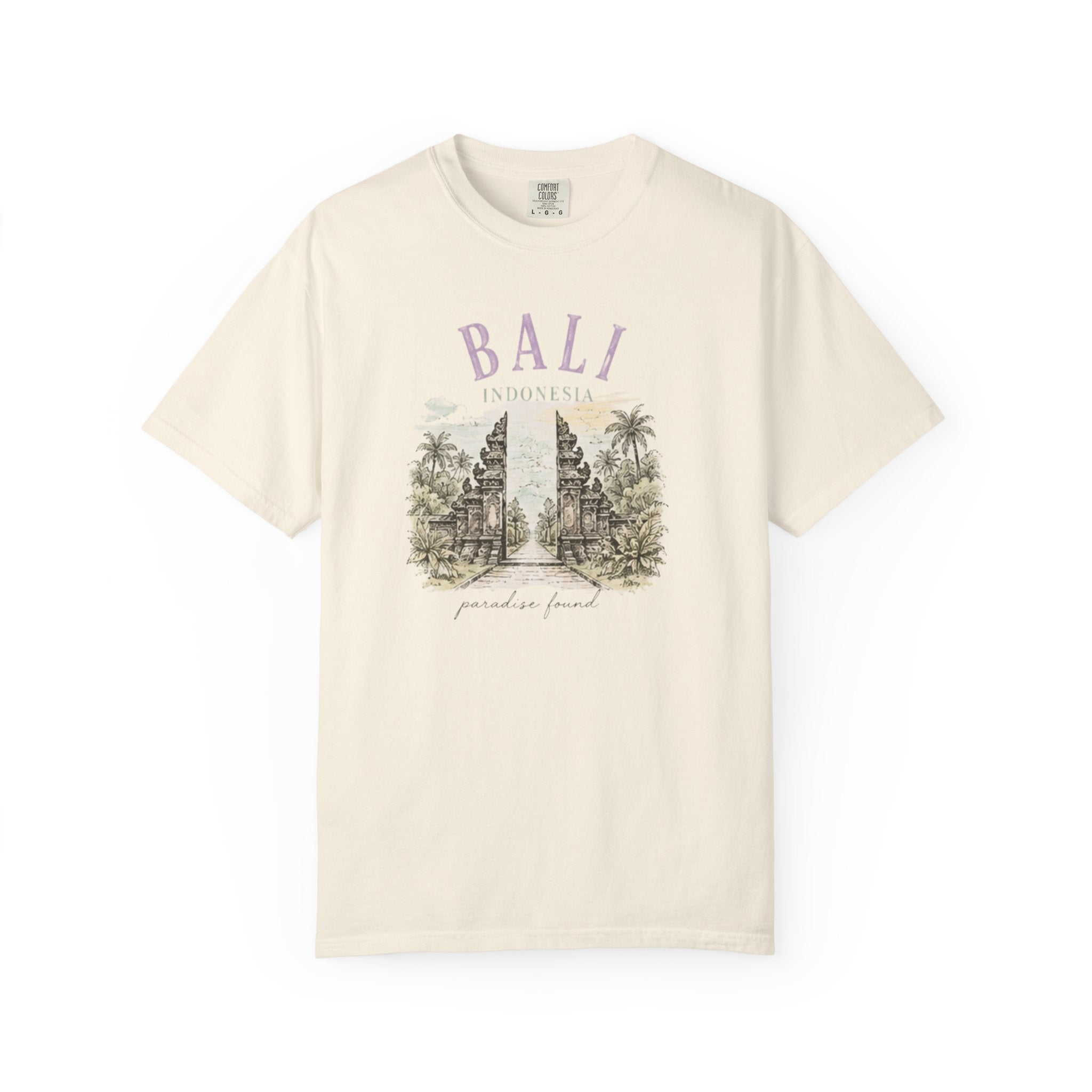 Bali Temple Graphic T-Shirt — 'Bali Indonesia' Vintage Travel Tee