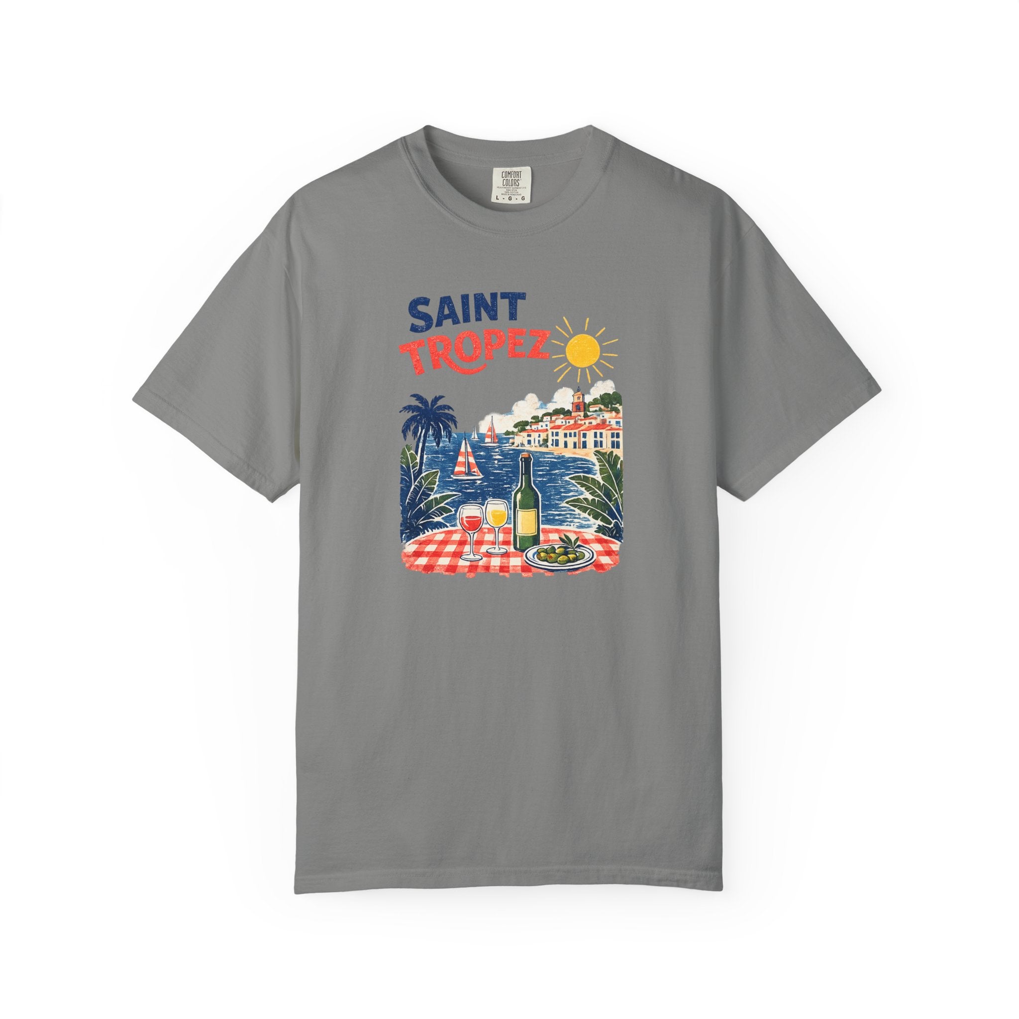 Saint Tropez Vintage T-Shirt- St.Tropez Graphic Tshirt