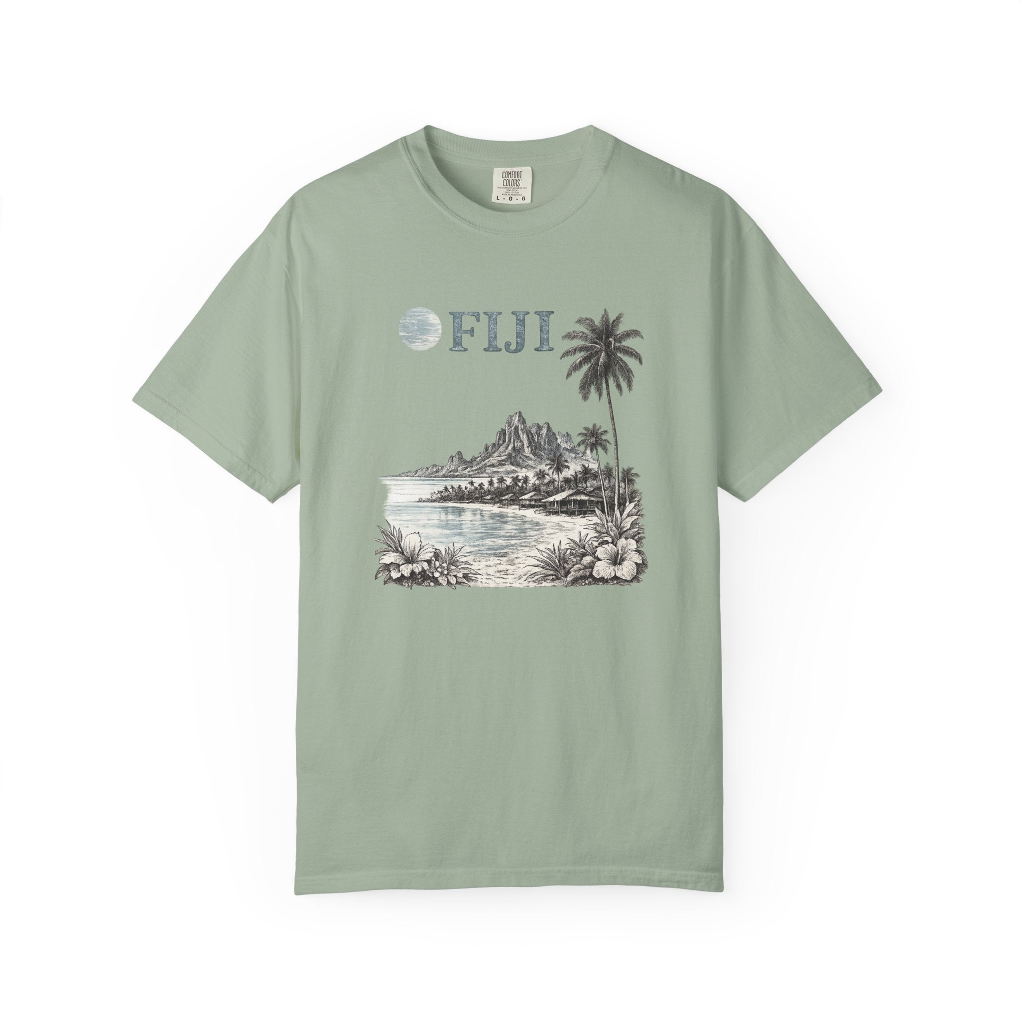 Fiji Vintage Travel T-shirt- Fiji Graphic Tshirt