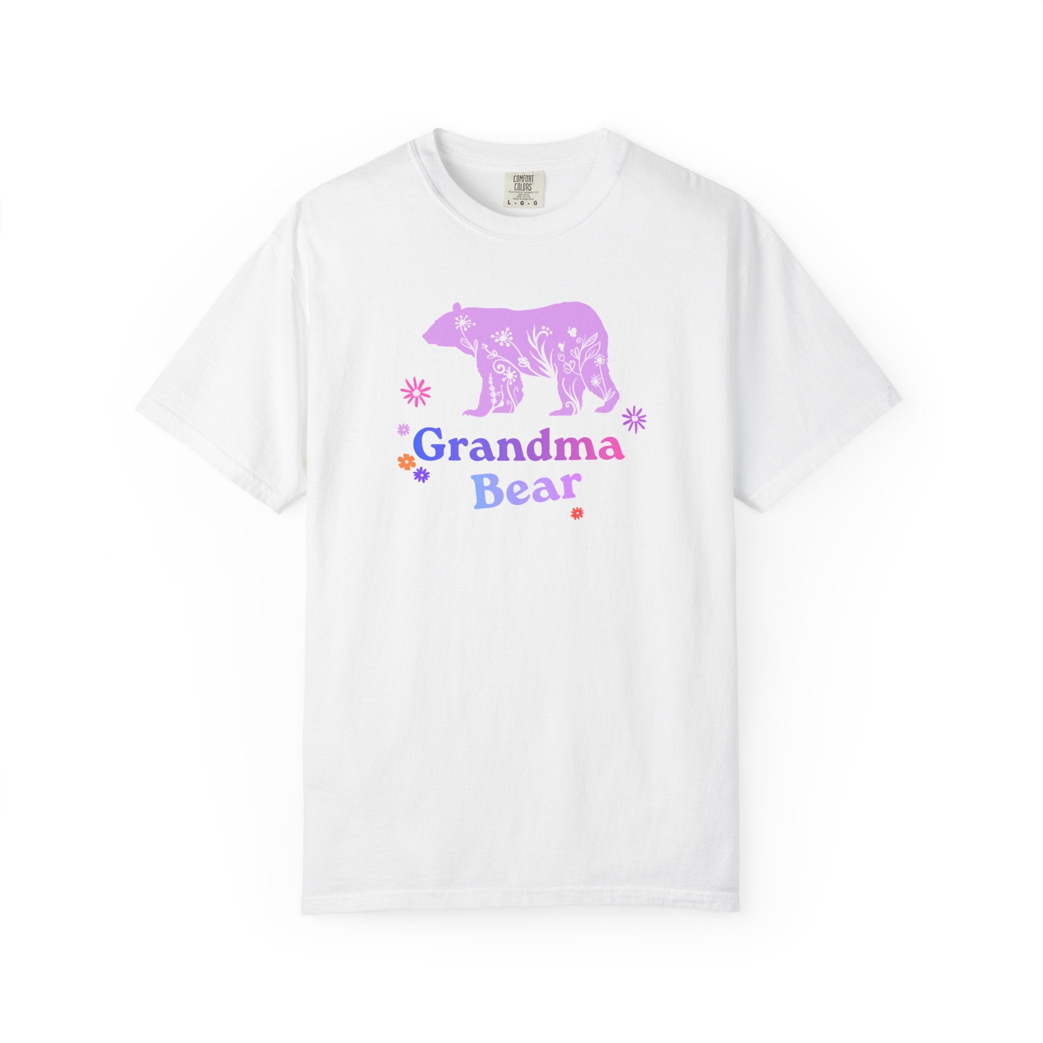 Grandma Bear T-Shirt — Cute Floral Mama Bear Tshirt Gift