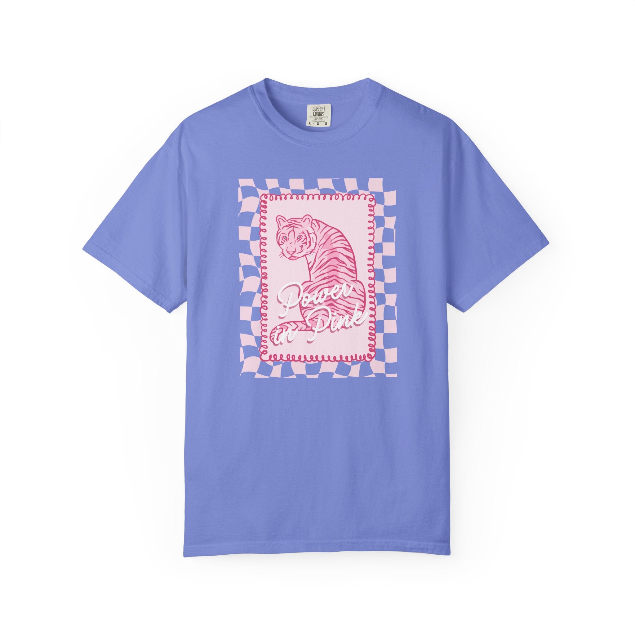 Power in Pink Tiger Tshirt- Cute Tshirts