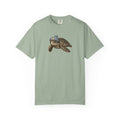 Sea Turtle Graphic Tshirt — Turtle Wearing Beanie TShirt