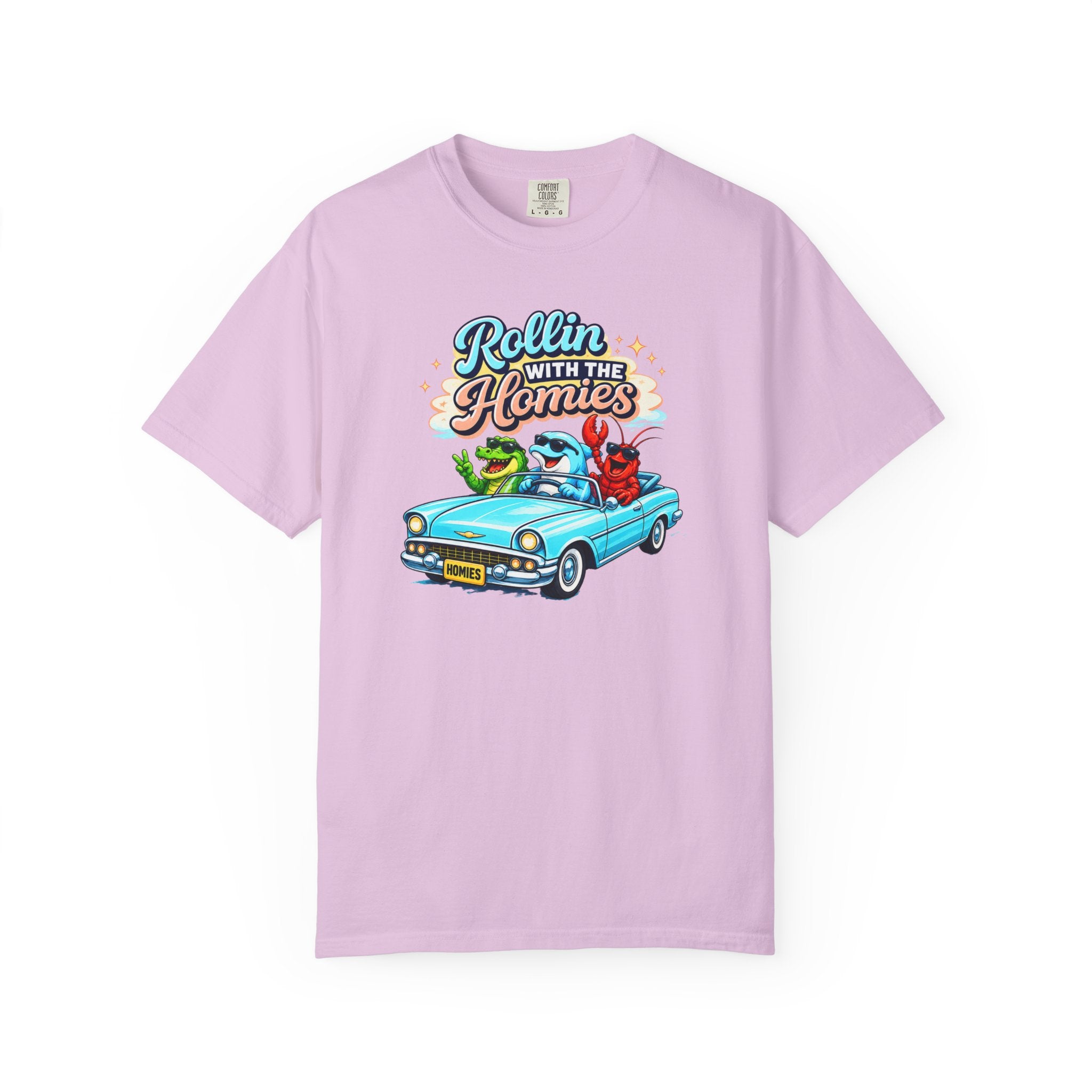 Rollin' With the Homies Retro Cute Graphic Tee