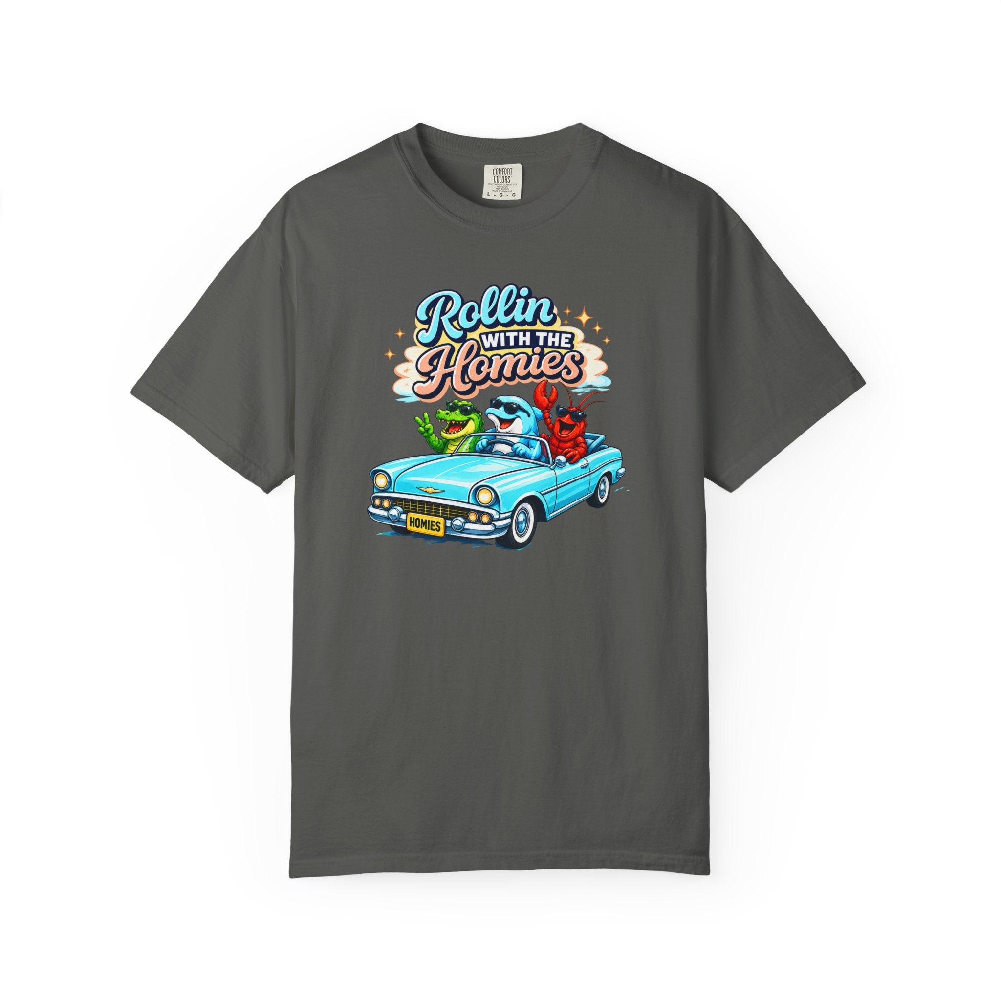 Rollin' With the Homies Retro Cute Graphic Tee