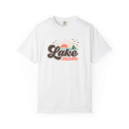 Lake Mom T-Shirt — Retro Lakeside Sunset Graphic Tee
