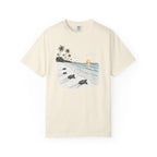 Turtles on the Beach T-Shirt- Turtles Graphic Tshirt