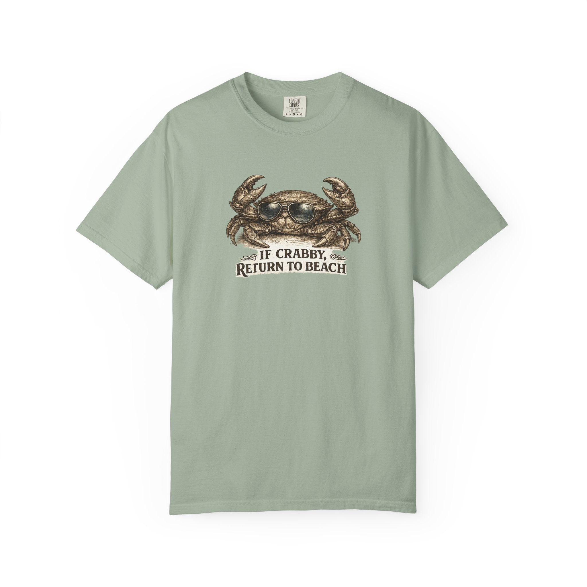 If Crabby Return to Beach T-shirt- Ocean Life tshirt