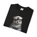 Otter Sailor Graphic T-Shirt — Cute Otter Animal Tee