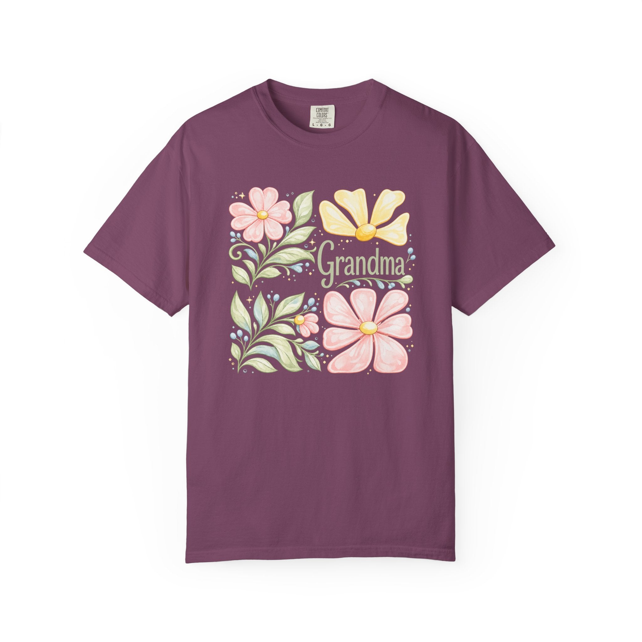 Grandma Floral TShirt- Grandma Tshirt
