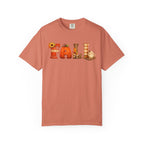 Fall T-Shirt — 'FALL' Pumpkin & Sunflower Graphic